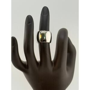 Silpada Sterling Silver "Cigar Cuff" Ring Size 6